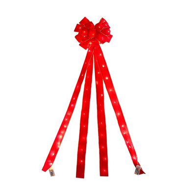 Издръжлива висулка с коледни панделки за дълготраен здрав фестивален орнамент