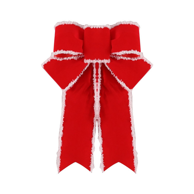 Suur jõulupärja vibu mähkimisvibu jõuludeks siseruumides väljas jõulupuu kaunistamiseks koju Navidad Xmas #02