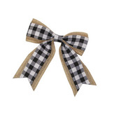 5 tk. Jõuluvann jõulupuhvri ruuduline vibu jõulukaunistuseks jõulupuu meisterdamiseks kodukaunistuseks