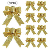 Božićna mašna Ukrasi Božićno drvce Vrpca Mašna Privjesak Dekoracija Novogodišnja zabava Poklon za dom Dekoracija