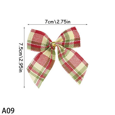 Poklon 10/20 komada Božićno drvce Mašna Ukras Mašna Božićni vijenac Mašna Novogodišnji ukrasi za vjenčanje DIY dodaci za kosu