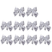 Fundițe de Crăciun Arc de copac Coroniță de pânză Decorativ Panglică de sărbători Cadou Ornament de decorare pandantiv Decorat cu fundă Mini Decorații