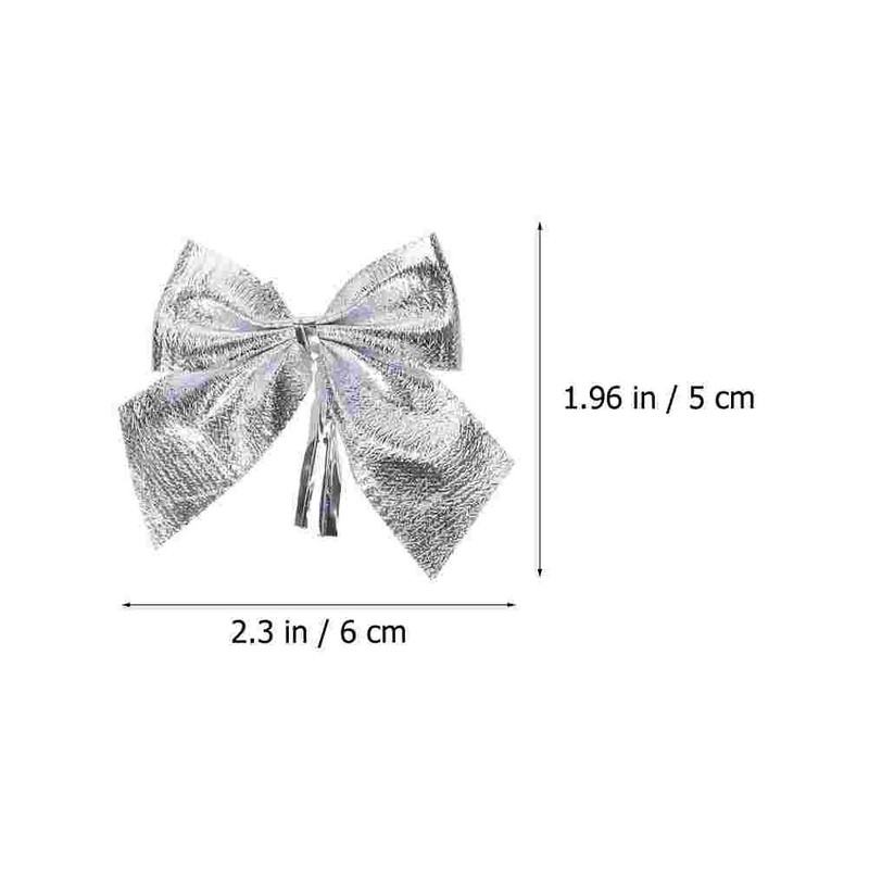 Fundițe de Crăciun Arc de copac Coroniță de pânză Decorativ Panglică de sărbători Cadou Ornament de decorare pandantiv Decorat cu fundă Mini Decorații