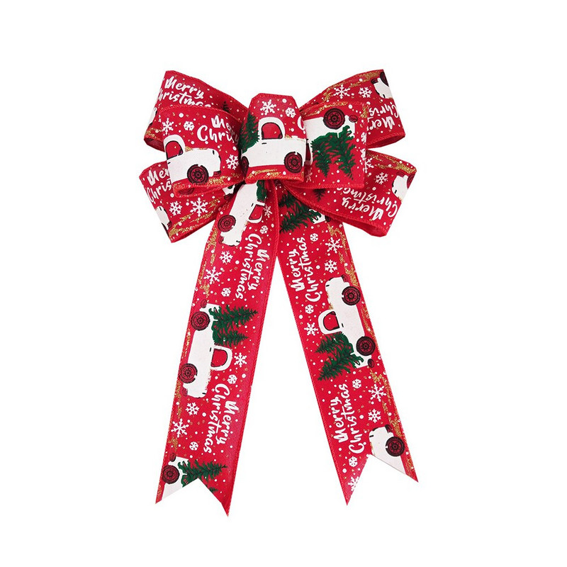 Božićne vrpce mašne čvor ukrasi za božićno drvce Velike mašne Božićna nova godina Ukrasi za vjenčanje Uradi sam Božićni poklon