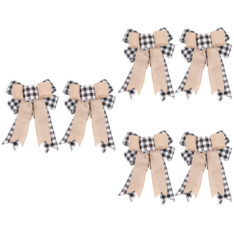 Božićne mašne Mašna Drvo Veliki vanjski vrh Ukrasna vrpca Dekoracija Festivalska tkanina Veliki vijenci Darovi Ukrasna vrata