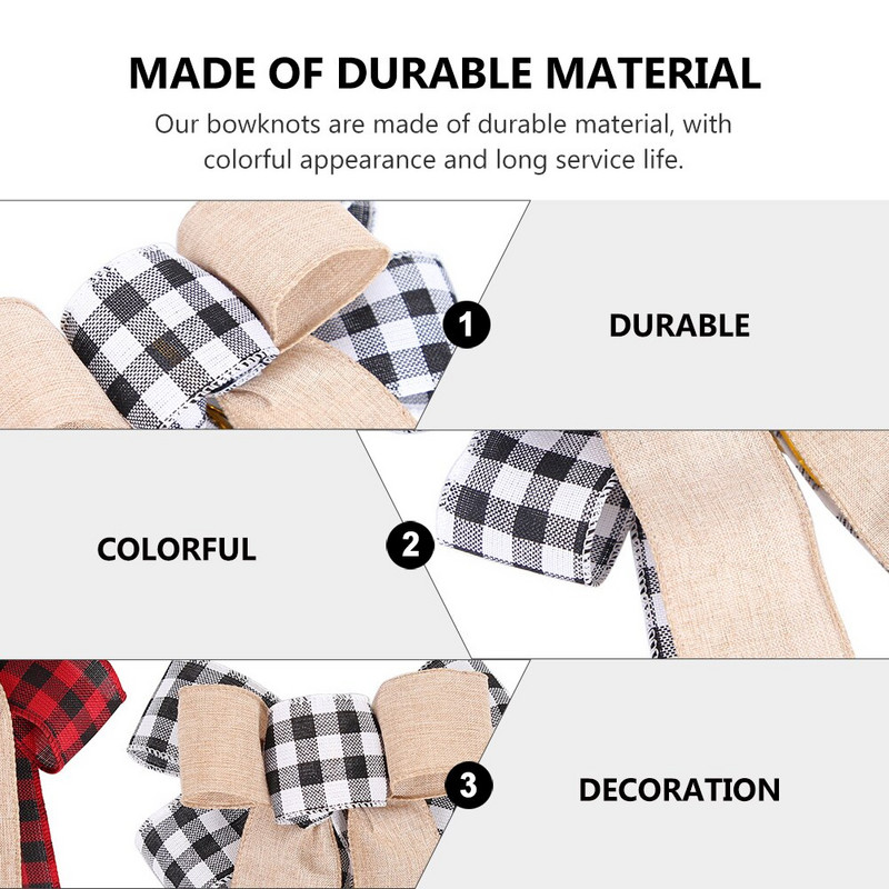 Božićne mašne Mašna Drvo Veliki vanjski vrh Ukrasna vrpca Dekoracija Festivalska tkanina Veliki vijenci Darovi Ukrasna vrata