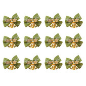 12 vnt. lankeliai, kaklaraištis, pakabukai su varpeliu, kalėdiniais papuošimais, papuošalais Kalėdų eglutei Vakarėlio reikmenys Aušalas Naujieji 2022 m.