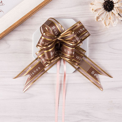 10 komada jednobojne vrpce za povlačenje, božićni darovi, pakiranje, cvjetna mašna, mašna, Natal Noel Navidad, mašne za rukotvorine, vjenčanje, dekoracija automobila