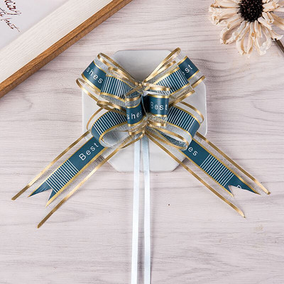 10 komada jednobojne vrpce za povlačenje, božićni darovi, pakiranje, cvjetna mašna, mašna, Natal Noel Navidad, mašne za rukotvorine, vjenčanje, dekoracija automobila