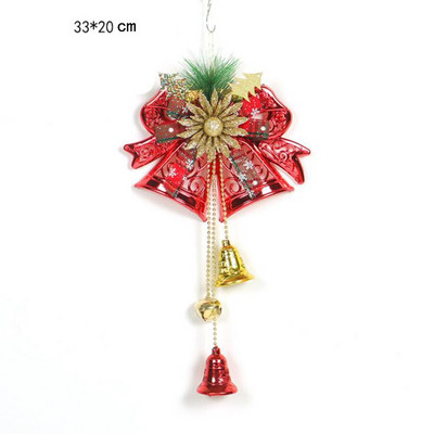 Jõulukaunistus kellukestega männiokkatega siseakna jõulupuu ripats 2022 jõulukaunistused kodutarvete jaoks