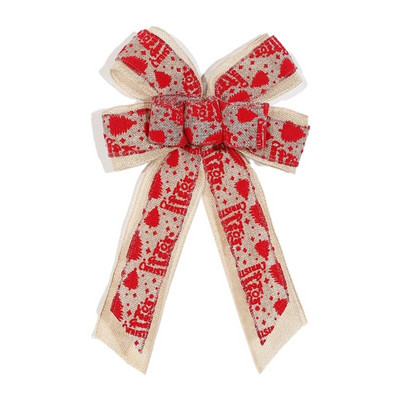 Χριστουγεννιάτικο Δέντρο Toppers Μεγάλος φιόγκος για Στεφάνια Δέντρου Home Holiday Party DIY 2022 Νέο