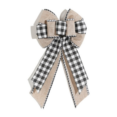 Χριστουγεννιάτικο Δέντρο Toppers Μεγάλος φιόγκος για Στεφάνια Δέντρου Home Holiday Party DIY 2022 Νέο