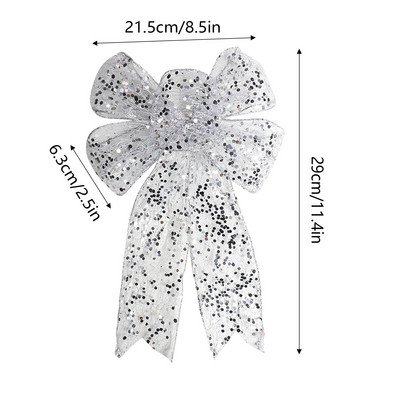 Božićna mašna Pokloni Umotavanje mašni Ukrasi Božićno drvce Mašna Dekoracija za dom Vjenčanje Novogodišnji dar Navidad