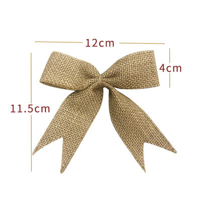 Коледна украса. Коледни лъкове. Лъкове от чул. Ръчно изработен чул. Лъкове