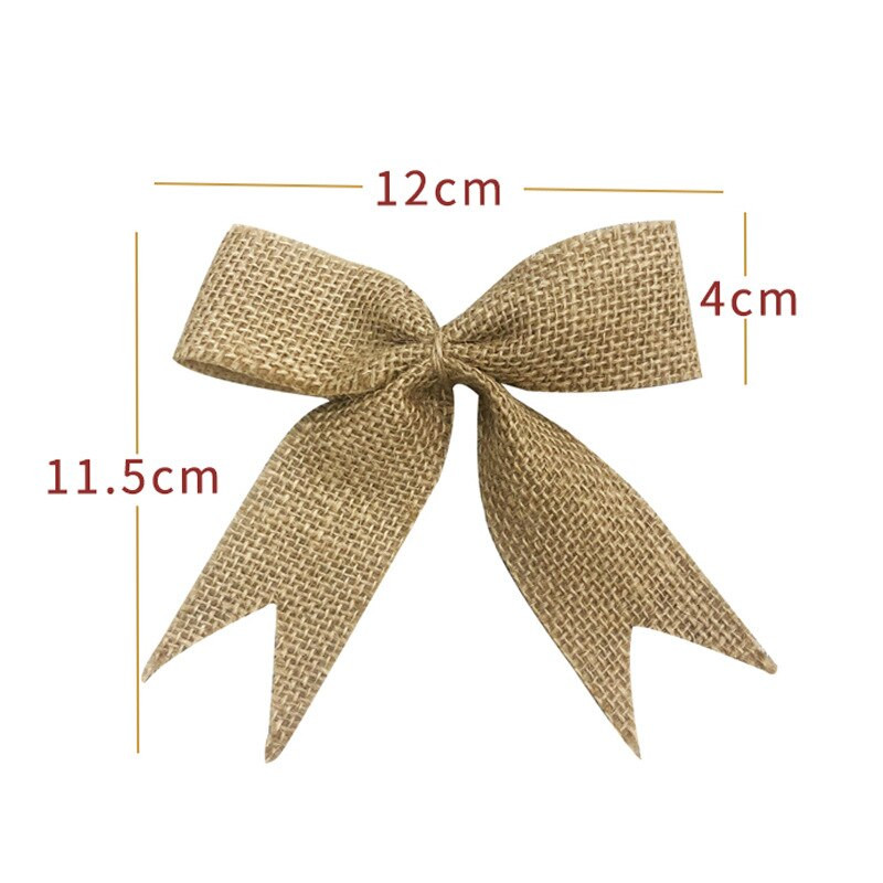 Коледна украса. Коледни лъкове. Лъкове от чул. Ръчно изработен чул. Лъкове