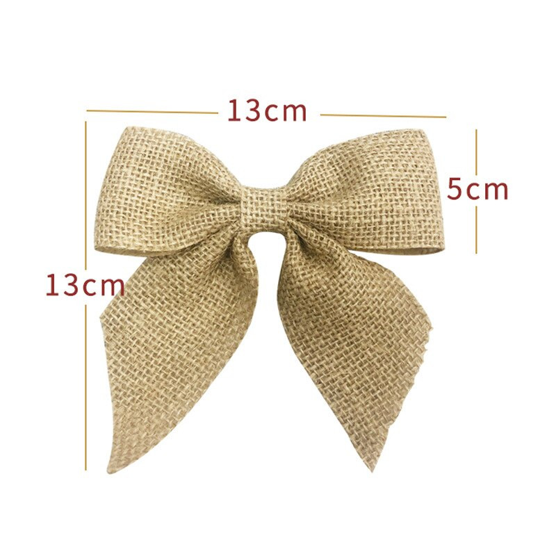 Коледна украса. Коледни лъкове. Лъкове от чул. Ръчно изработен чул. Лъкове