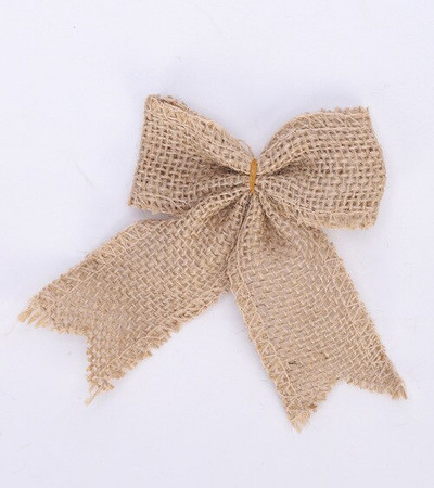 2 buc. Arce de țesătură din panglică de iută de epocă, accesorii pentru petrecerea de nuntă, decorare manuală, arc de culoare, artizanat, decorațiuni pentru casă