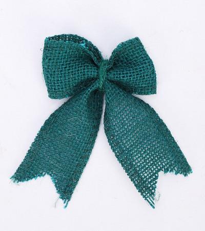 2 buc. Arce de țesătură din panglică de iută de epocă, accesorii pentru petrecerea de nuntă, decorare manuală, arc de culoare, artizanat, decorațiuni pentru casă