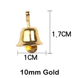 1cm 2cm mini zelta sudraba zvaniņš Ziemassvētku eglītes rotājums mājdzīvnieku piekārts metāla zvans DIY roku darbs zvaniņš rokdarbu aksesuāri