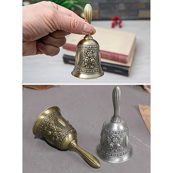 1 ΤΕΜ Retro Metalen Tone Hand Bell Craft Decoratie Alarm Bell Handcraft Bell Wind Bell