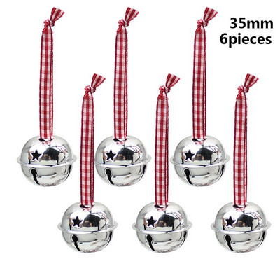 HUADODO 6Gb Ziemassvētku zvaniņi Ziemassvētku eglītes Kuloni Rotājumi Dāvana Ziemassvētku rotājumiem Jaungada ballīte Bērnu Rotaļlietas