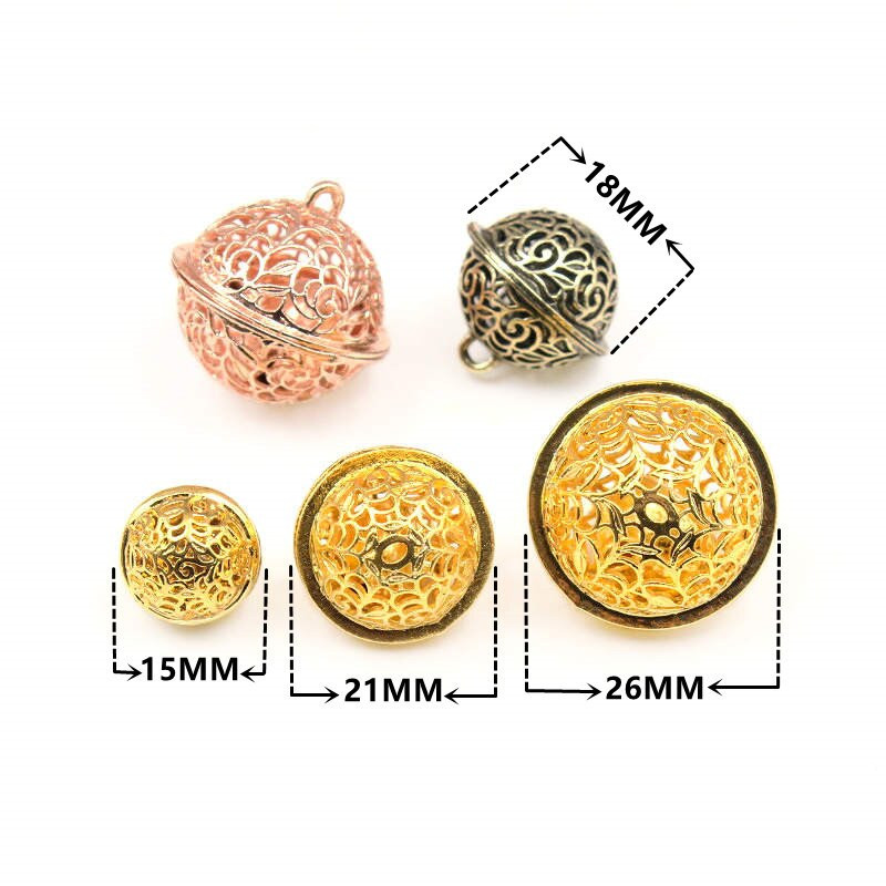 5Gb dobi metāla zvaniņi Ziemassvētku eglīšu rotājumi ģimenes rokdarbu rotājumi DIY roku darbs auskari aksesuāri materiāls