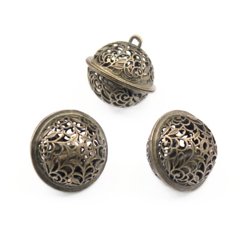 5Gb dobi metāla zvaniņi Ziemassvētku eglīšu rotājumi ģimenes rokdarbu rotājumi DIY roku darbs auskari aksesuāri materiāls