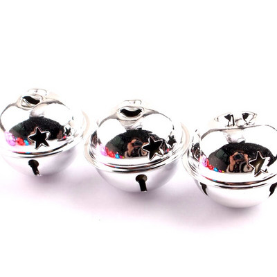 5/10GAB 40mm Krāsaini zvani Ziemassvētku dekorēšanai Kuloni mājdzīvnieku zvani DIY Amatniecība Ziemassvētku eglīšu zvani Roku darbs Aksesuāri LDY006