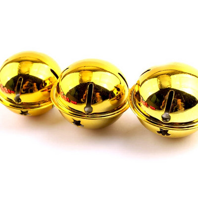 5/10GAB 40mm Krāsaini zvani Ziemassvētku dekorēšanai Kuloni mājdzīvnieku zvani DIY Amatniecība Ziemassvētku eglīšu zvani Roku darbs Aksesuāri LDY006