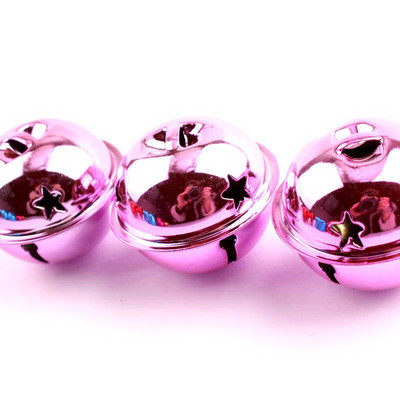 5/10GAB 40mm Krāsaini zvani Ziemassvētku dekorēšanai Kuloni mājdzīvnieku zvani DIY Amatniecība Ziemassvētku eglīšu zvani Roku darbs Aksesuāri LDY006