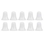 10kom bijelih kuglica od stiropora Božićno zvono Kuglice od stiropora za rukotvorine Pribor za božićne ukrase za zabave 9 cm