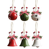 Jingle Bells Clopoțel de Crăciun Ornament Clopoțel din metal Pandantiv pentru brad pentru decorațiuni de Crăciun Petrecere de Anul Nou Jucării pentru copii Cadou