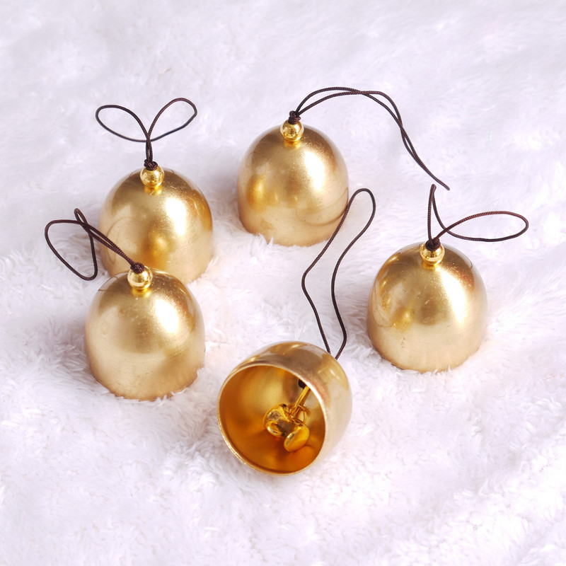 5/10kom Božićni ukras od metalnog zvona od čistog bakra, zvono, privjesak, mjedeno zvono na vratima Umjetnička izrada zvončića za vjetar. Nova vruća rasprodaja