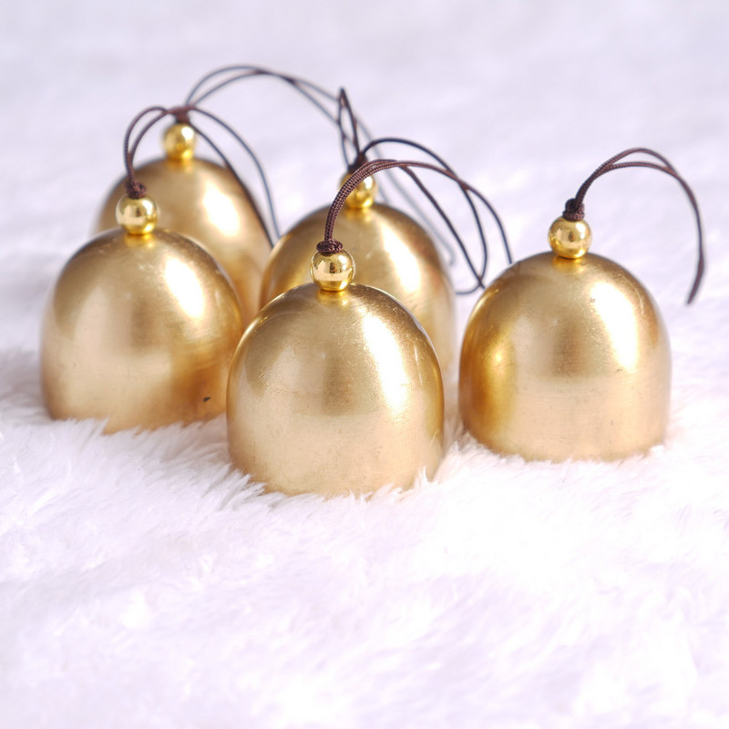 5/10kom Božićni ukras od metalnog zvona od čistog bakra, zvono, privjesak, mjedeno zvono na vratima Umjetnička izrada zvončića za vjetar. Nova vruća rasprodaja