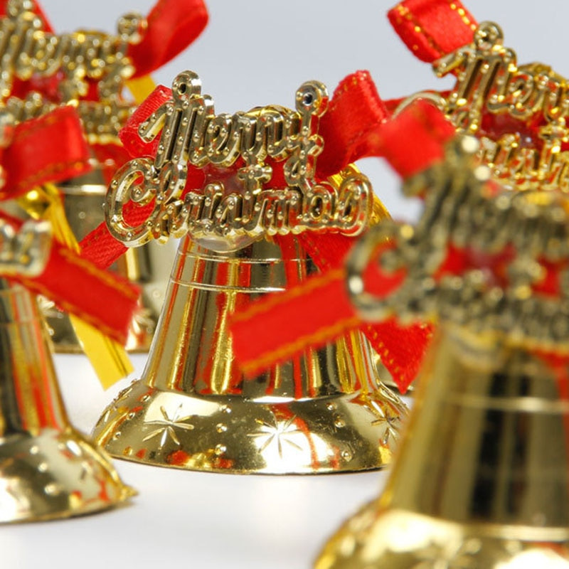 9 τεμ./συσκευασία Χριστουγεννιάτικες καμπάνες Διακοσμήσεις με κρεμαστό χριστουγεννιάτικο δέντρο Δημιουργικές χρυσές καμπάνες Πρωτοχρονιάτικο δώρο Χριστουγεννιάτικο νέο κρεμαστό στολισμό