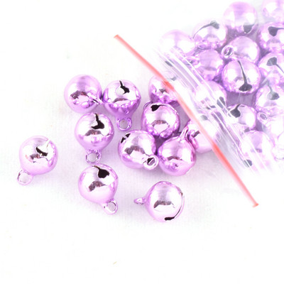 3/8" модни коледни камбанки от розово злато Малки занаятчийски камбанки Очарователни Направи си сам орнаменти за домашни любимци Висулка Бижута Декорация на домашно дърво