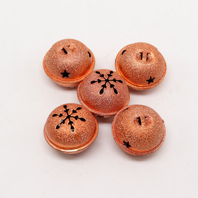 10 buc Dimensiune 40 MM Jingle Bells Pom de Crăciun de familie Decorație de Crăciun Pandantive Artizanat DIY Accesorii lucrate manual