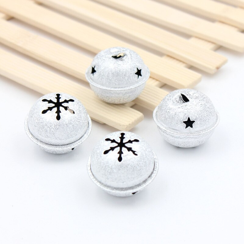 10 buc Dimensiune 40 MM Jingle Bells Pom de Crăciun de familie Decorație de Crăciun Pandantive Artizanat DIY Accesorii lucrate manual