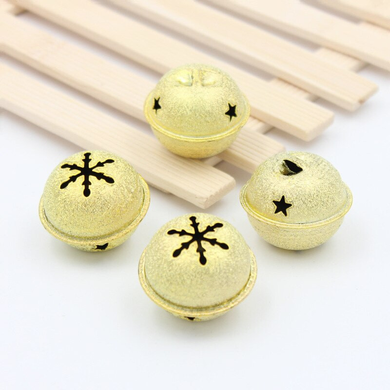 10 buc Dimensiune 40 MM Jingle Bells Pom de Crăciun de familie Decorație de Crăciun Pandantive Artizanat DIY Accesorii lucrate manual