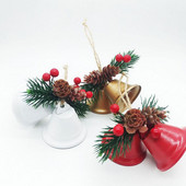 Jõulukell Jõuluvana Helinad Kellad Koera kassi jõulukaunistused Koduukse kaunistamiseks