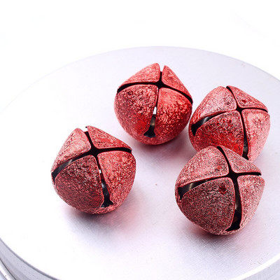 10/20 KOM. Matirano zlatno srebrno božićno zvončiće perle Šareni privjesak za kućne ljubimce Ukras za božićno drvce