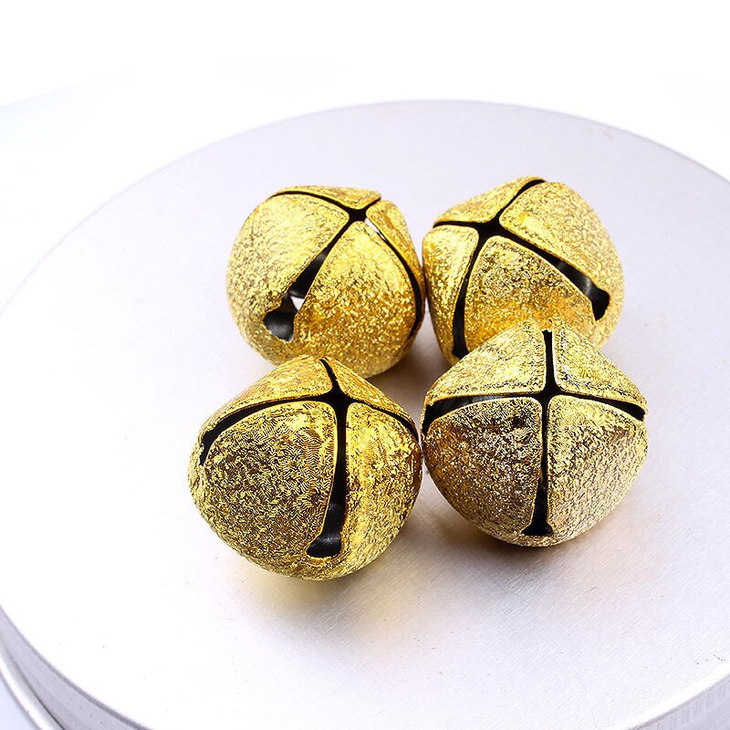 10/20 KOM. Matirano zlatno srebrno božićno zvončiće perle Šareni privjesak za kućne ljubimce Ukras za božićno drvce