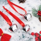 1,5-tolline jõulukella kaunistuseks mõeldud saanikellad Polar Expressi kellukellad trükitud Believe Joy kellad meisterdamiseks jõulupuu kaunistamiseks