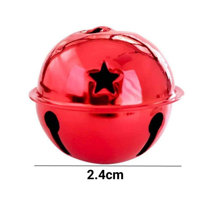 Božićna ogromna zvončića Petokraka zvijezda Božićna zvončića Mini božićno zvonce 10 komada ručno rađenih malih zvončića