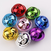 10 komada 40 mm šarene metalne zvončiće, labave perle, ukrasi za festivalsku zabavu, ukrasi za privjeske za božićno drvce DIY dodaci