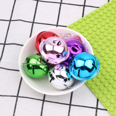 10 komada 40 mm šarene metalne zvončiće, labave perle, ukrasi za festivalsku zabavu, ukrasi za privjeske za božićno drvce DIY dodaci