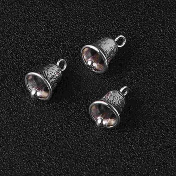 Bells Bell Jinglesilver Crafts Χριστουγεννιάτικα Γούρια Διακοσμήσεις Δέντρο Φτιάχνοντας γιορτινό κρεμαστό έλκηθρο Vintage στολίδια Μικρά