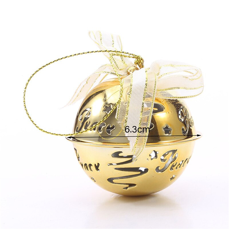 1 tk. Ažuurne jõulukella vibu lint metallist kõlisevad kellukellad jõulupuu rippuv ripats, jõulukaunistus koduks