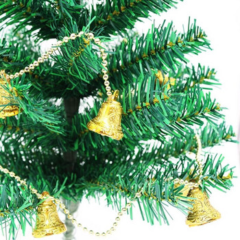 Χριστουγεννιάτικο Jingle Bell Κόκκινο/Χρυσό Διακόσμηση Χαρούμενα Χριστουγεννιάτικα Δέντρα για πάρτι 2m Jingle Bell Γιρλάντα Fairy Χειροτεχνίες