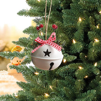 Κουδούνι 1τμχ Κλασικό Χριστουγεννιάτικο Μεταλλικό Κρεμαστό Κρεμαστό Στολίδι για Σπίτι και Χριστουγεννιάτικο Δέντρο
